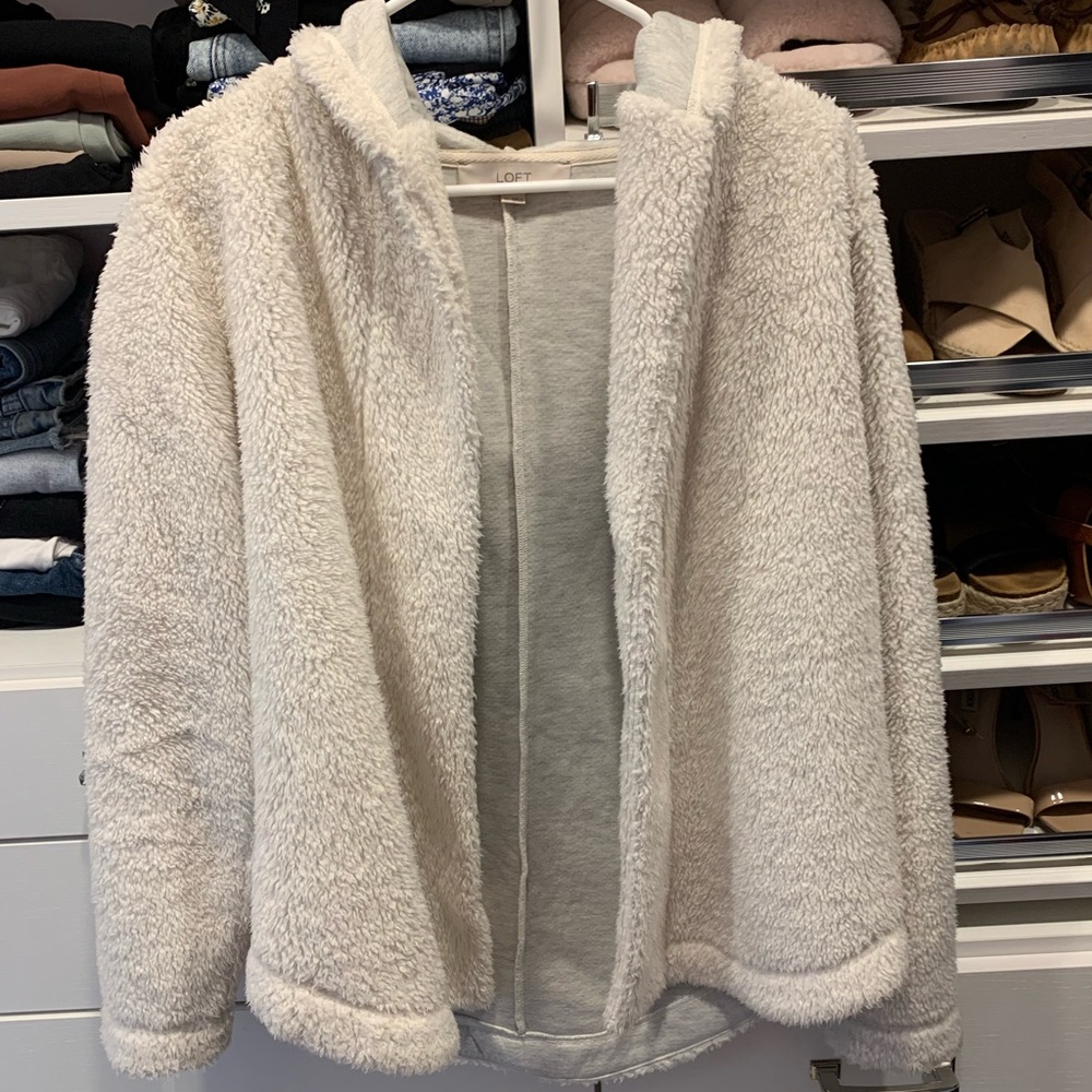 Sherpa hooded jacket